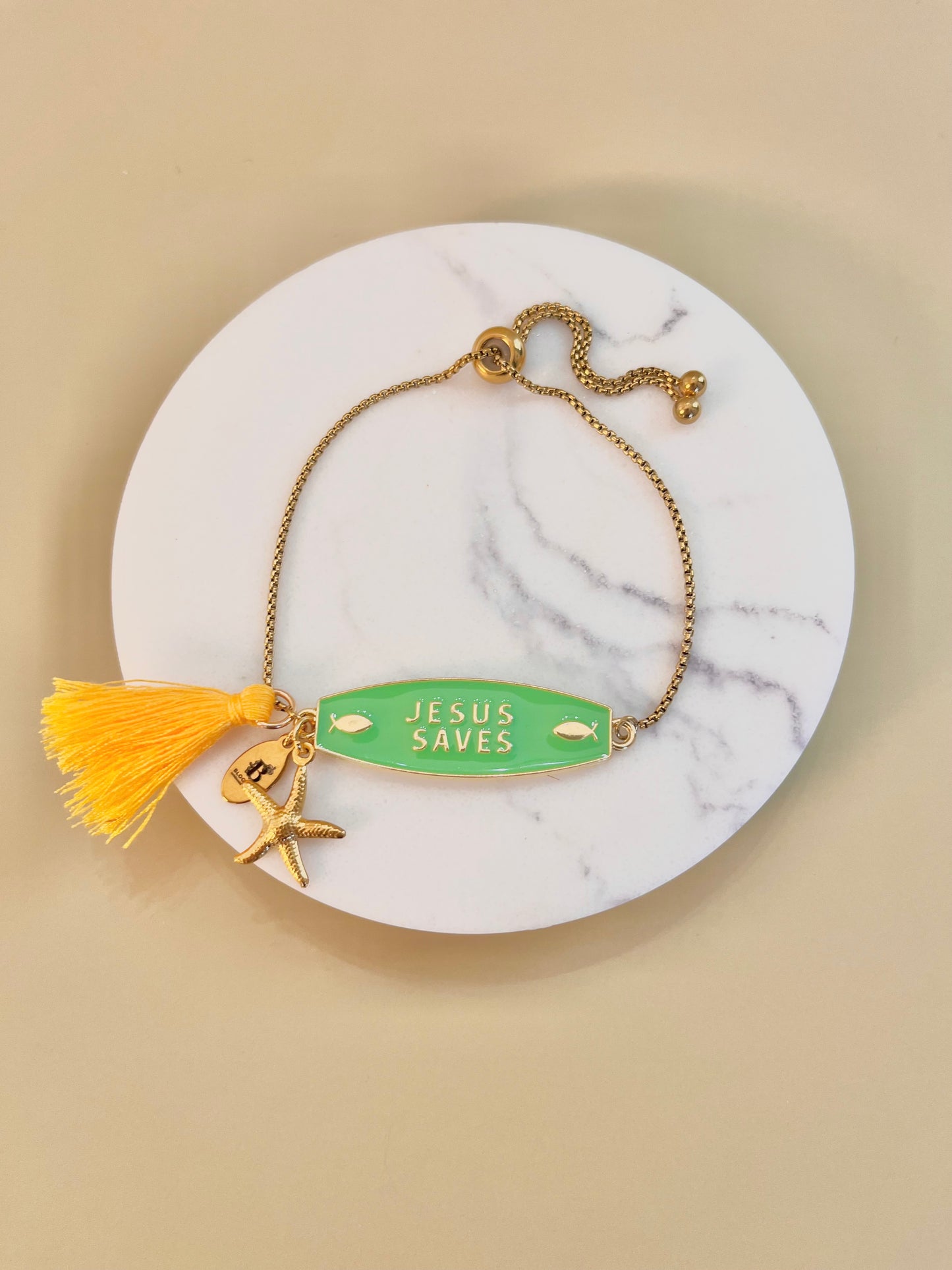 Jesus Saves Stainless Steel Bracelet