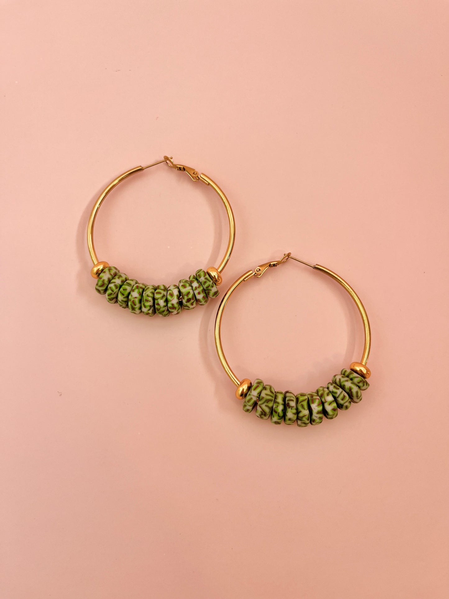 Earth Green Earrings