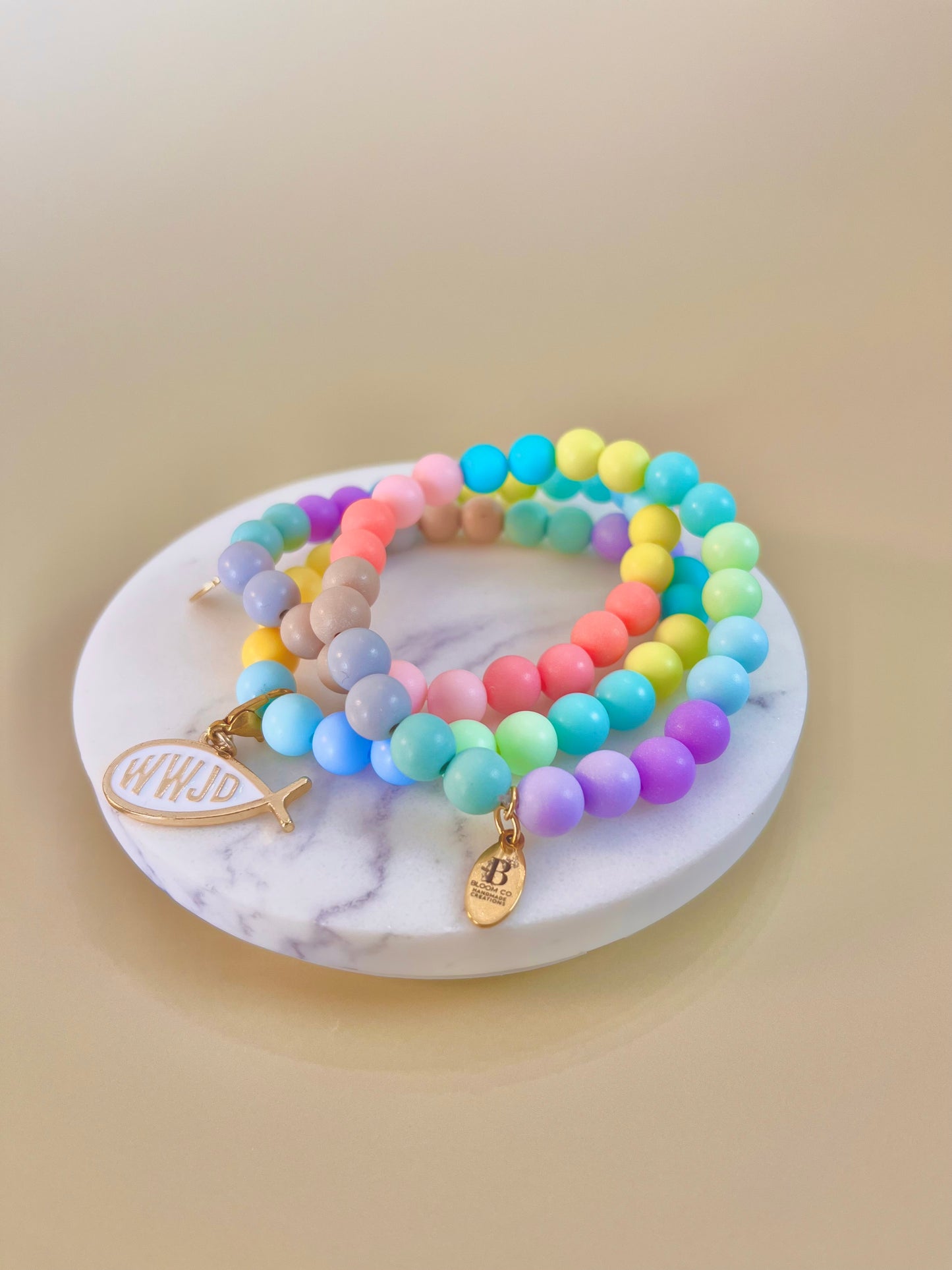 WWJD Multicolor Bracelet