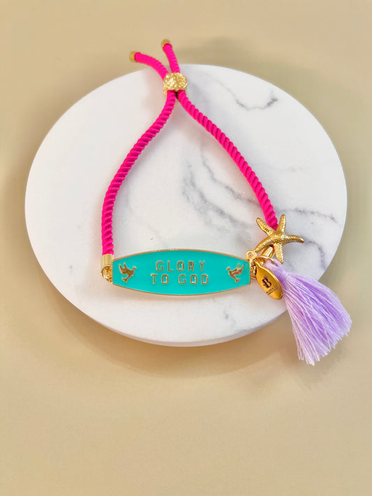 Glory to God Braided Cord Bracelet