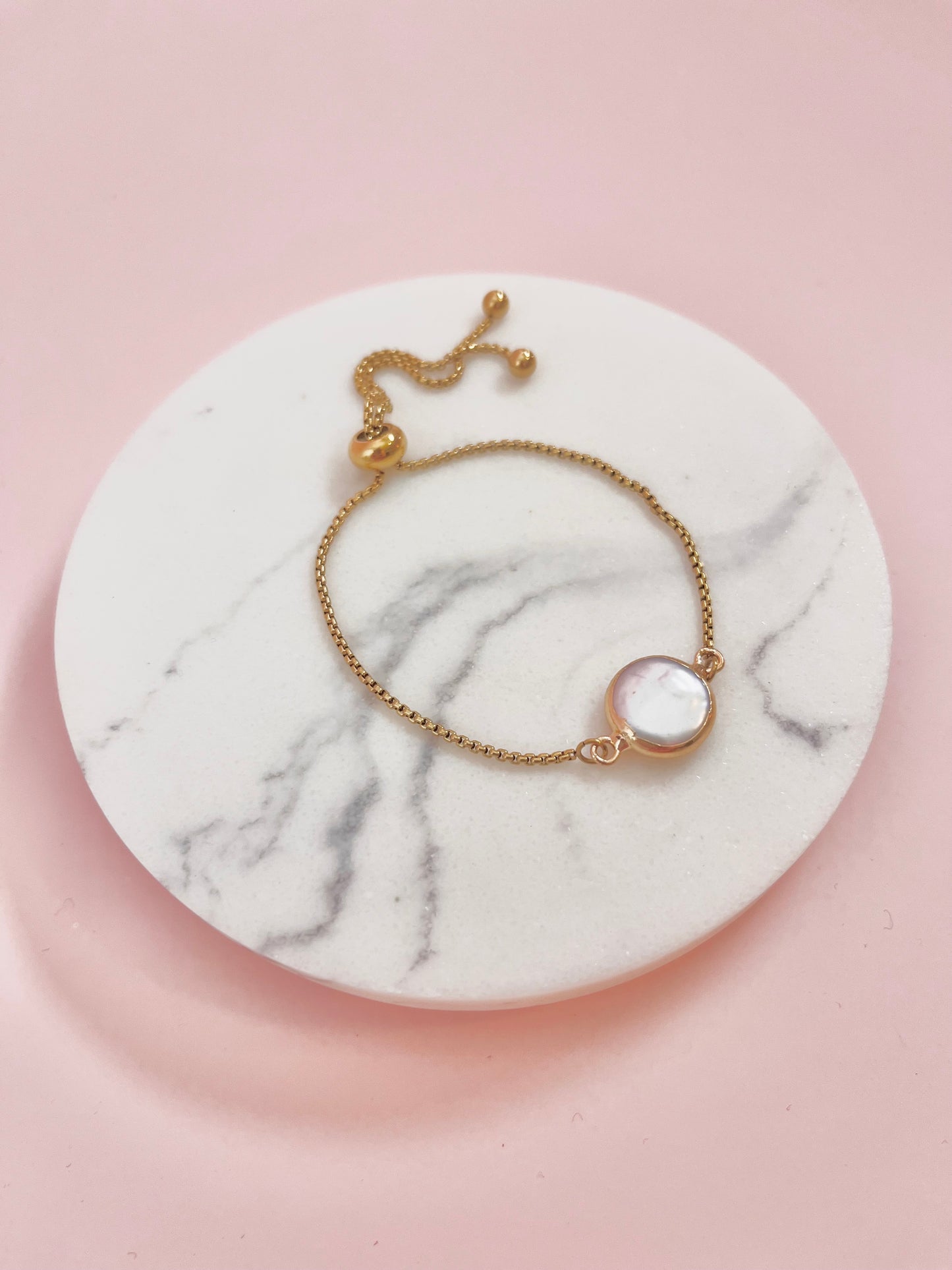 Freshwater Circular Pearl Bracelet
