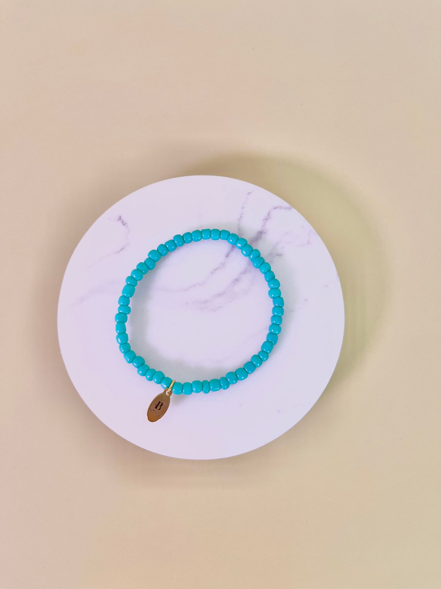 Carved bone & Wood beads Trio Bracelet