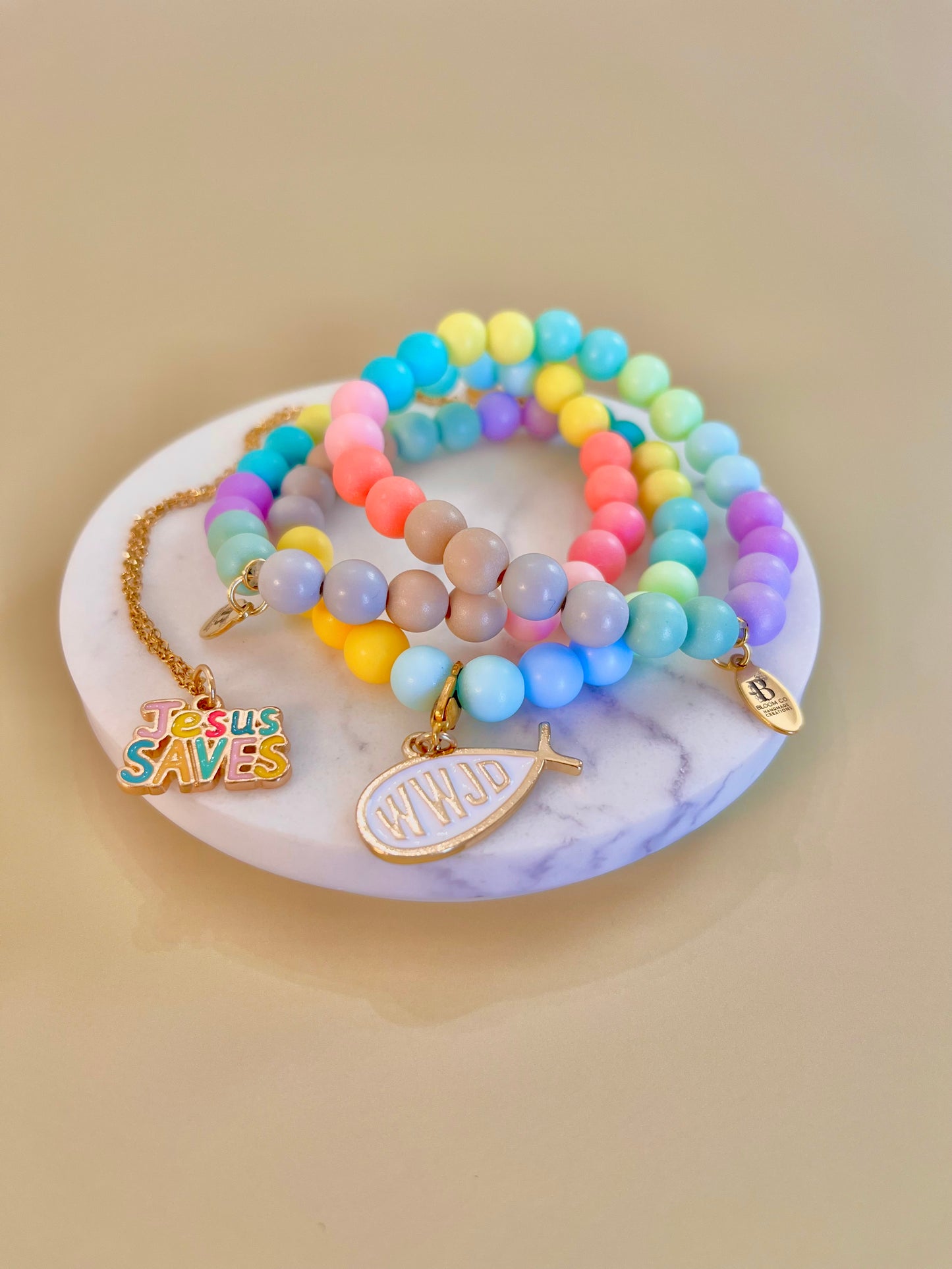 WWJD Multicolor Bracelet