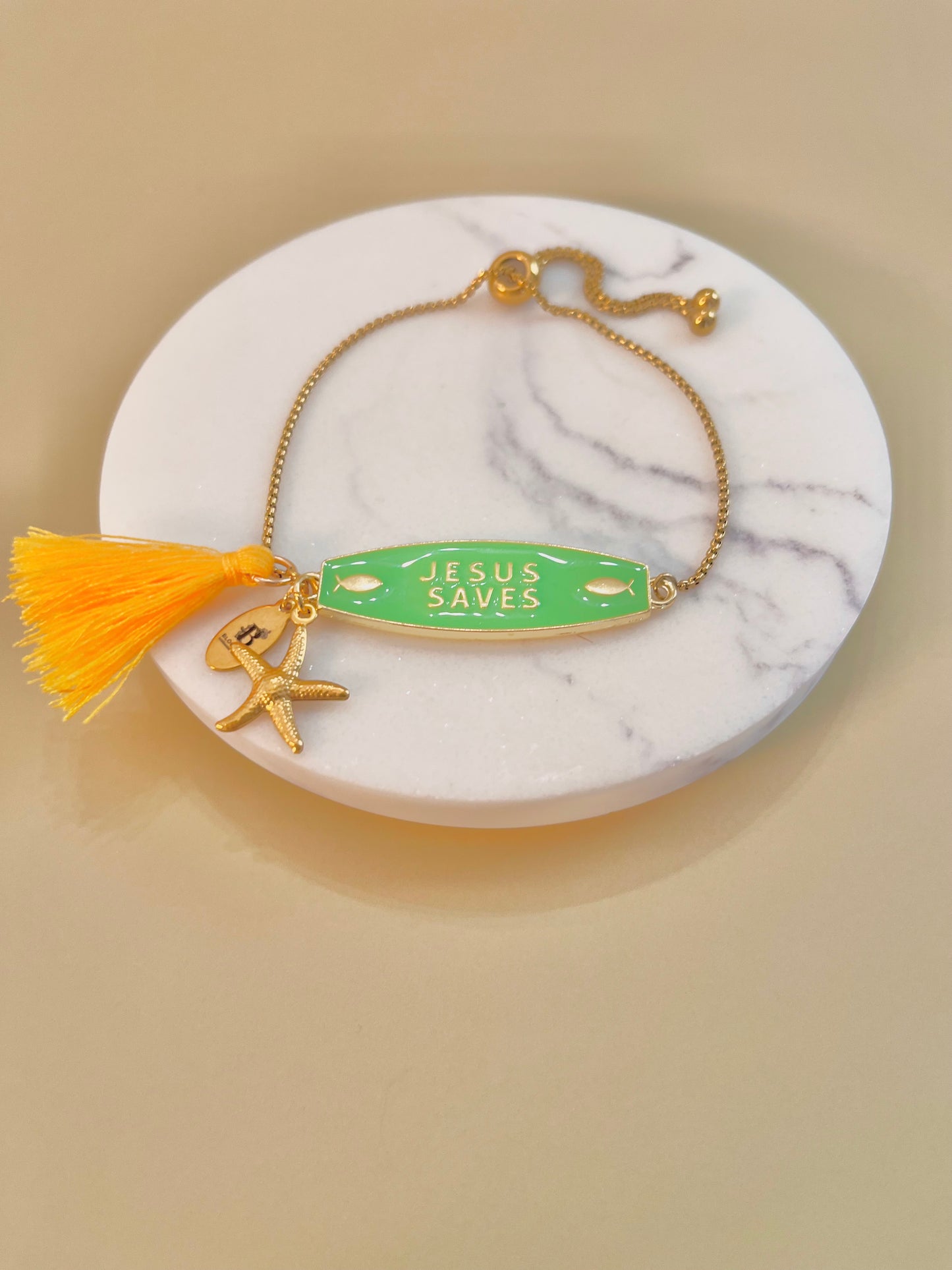 Jesus Saves Stainless Steel Bracelet