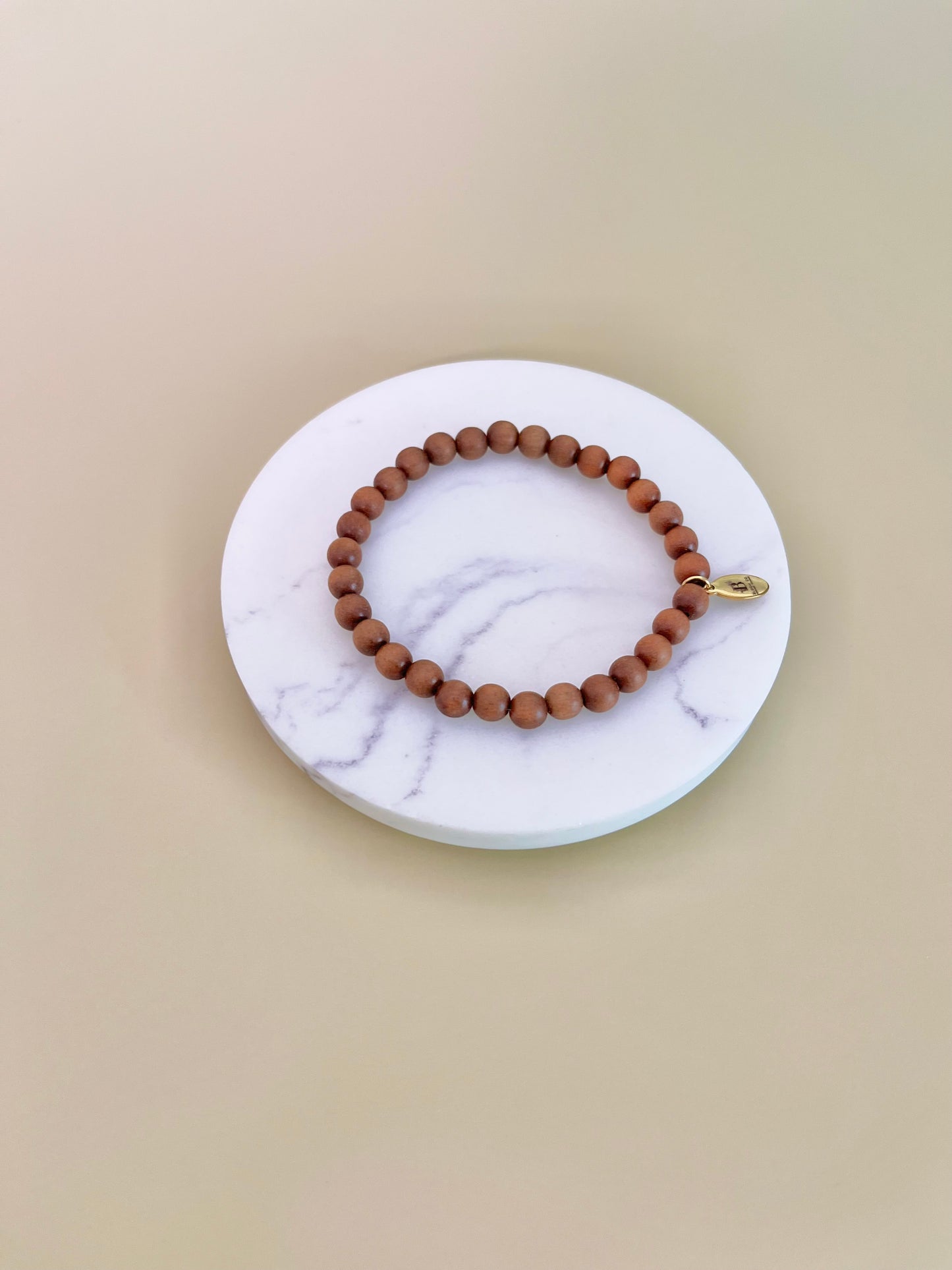 Sandalwood Beads Bracelet (6mm)
