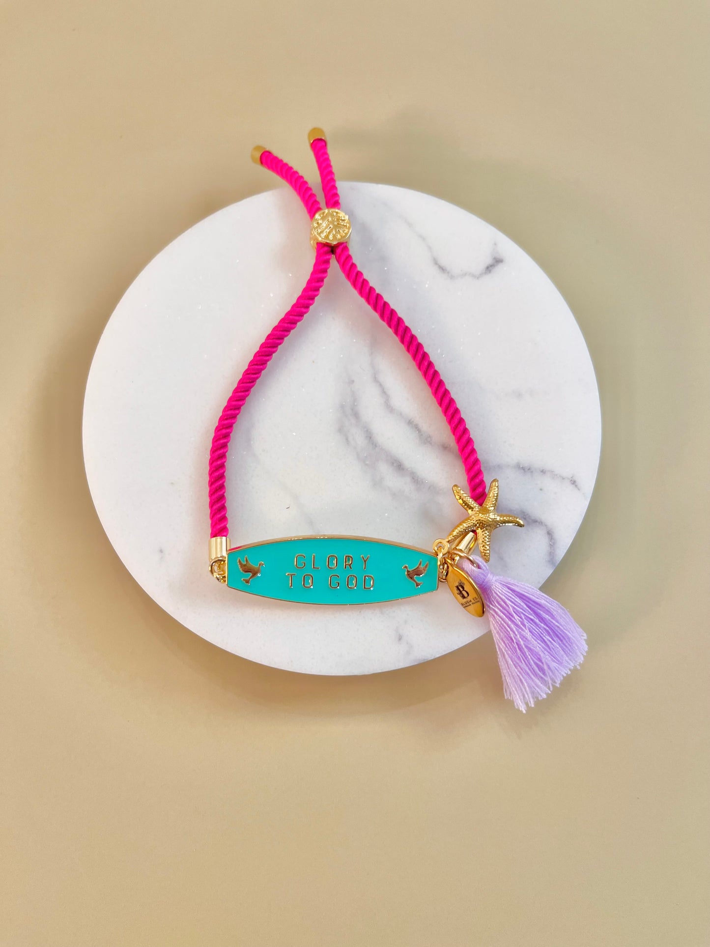 Glory to God Braided Cord Bracelet