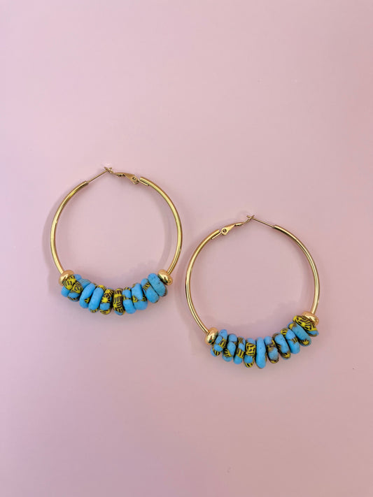 Sun & Water Earrings
