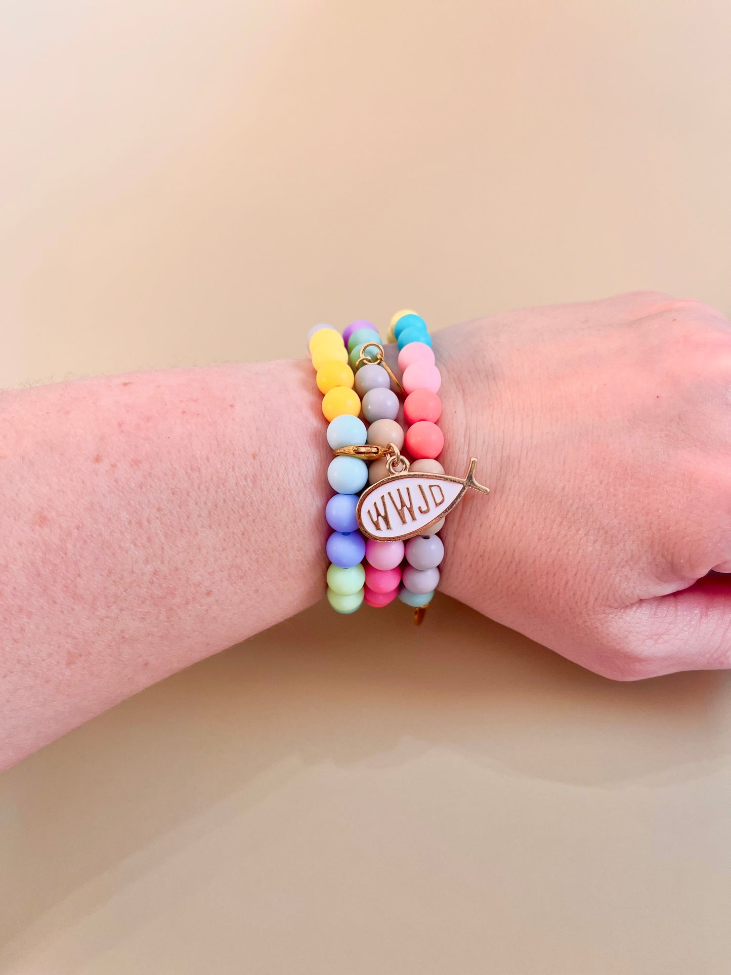 WWJD Multicolor Bracelet