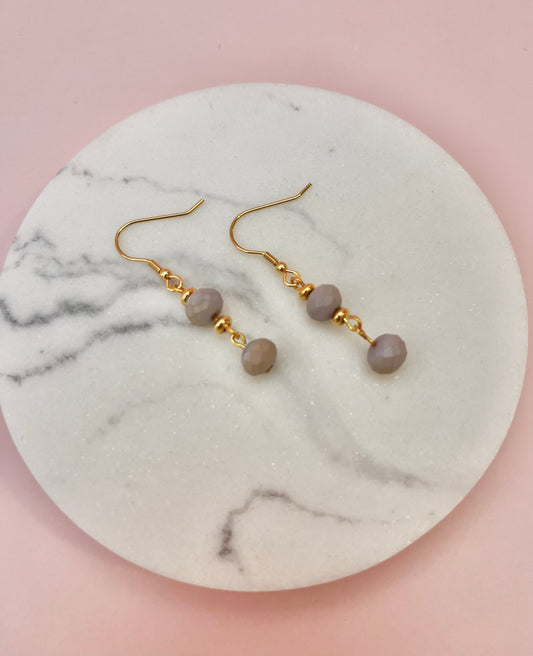 Golden Rose Earrings