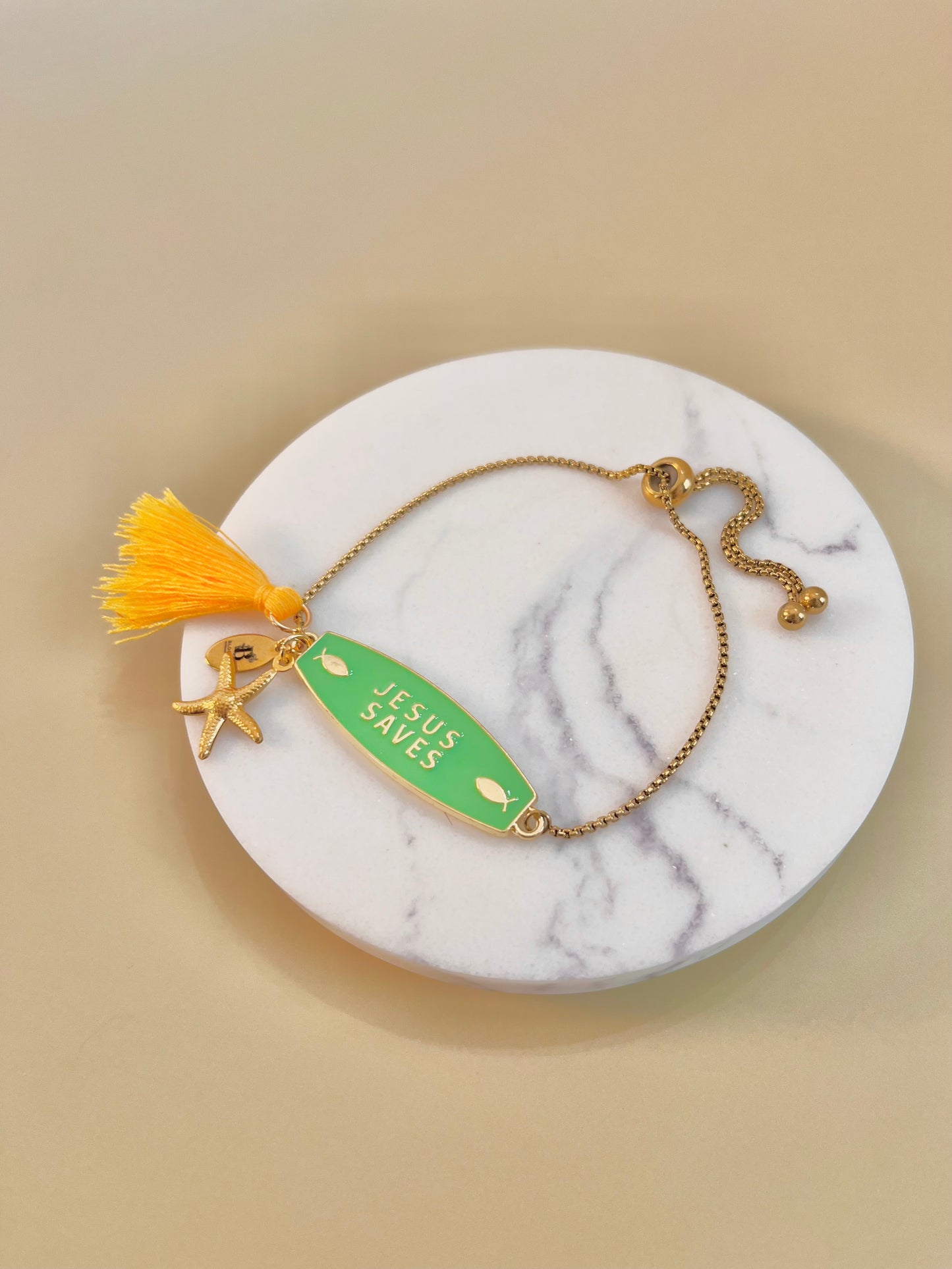 Jesus Saves Stainless Steel Bracelet