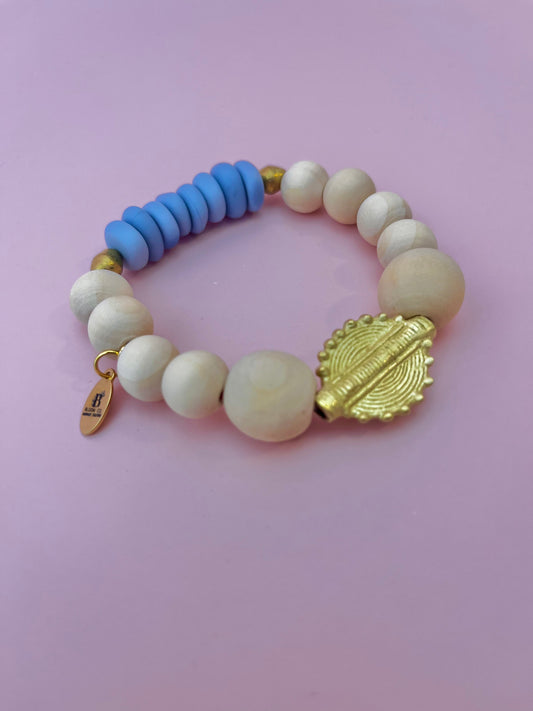 Gold & Blue Bracelet Diffuser