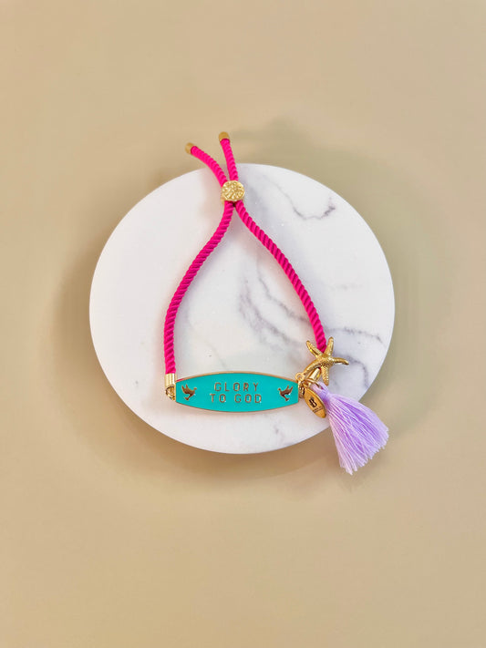 Glory to God Braided Cord Bracelet
