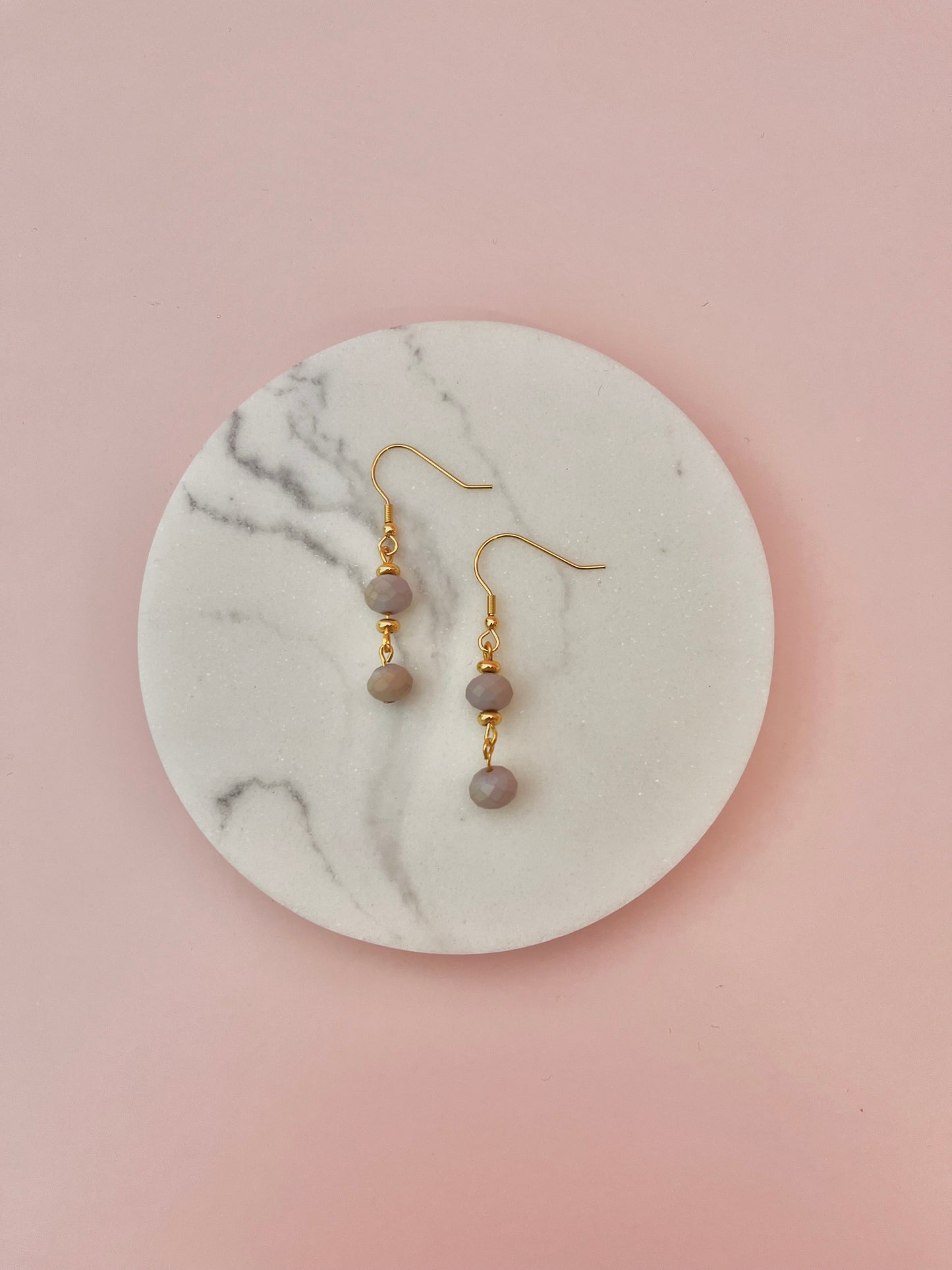 Golden Rose Earrings