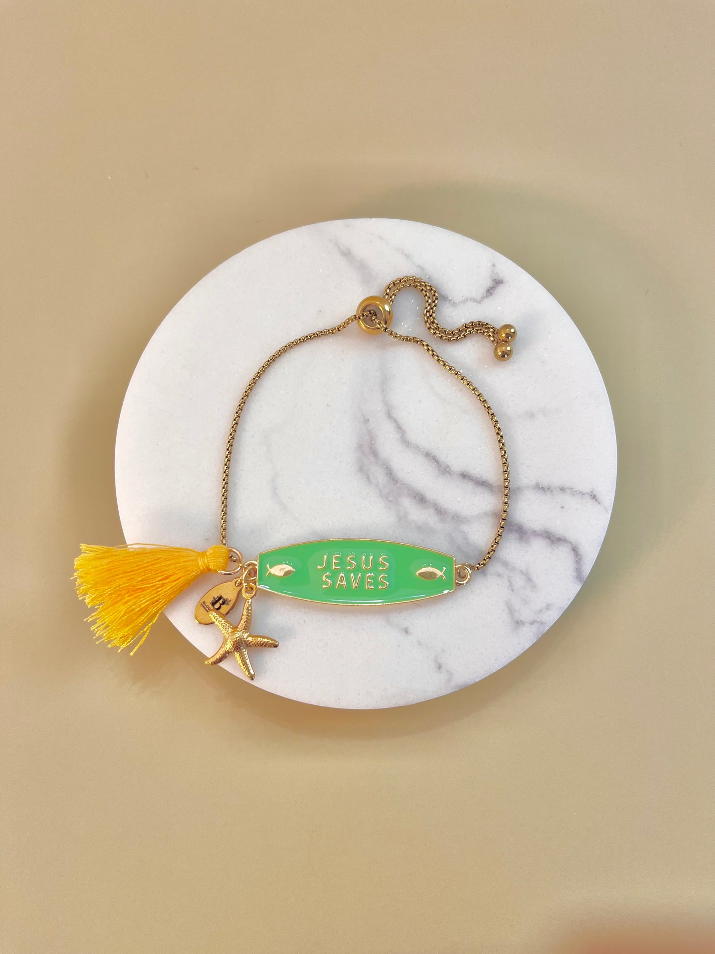 Jesus Saves Stainless Steel Bracelet