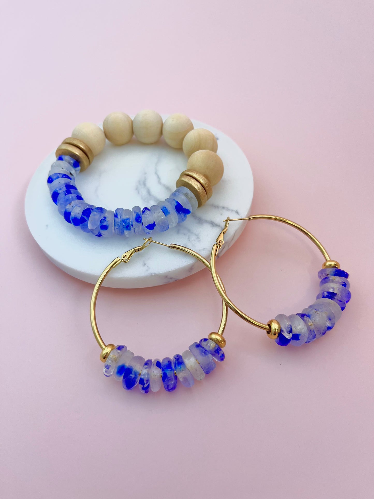 Cobalt Blue Mist Bracelet